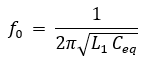 fréquence d'oscillation